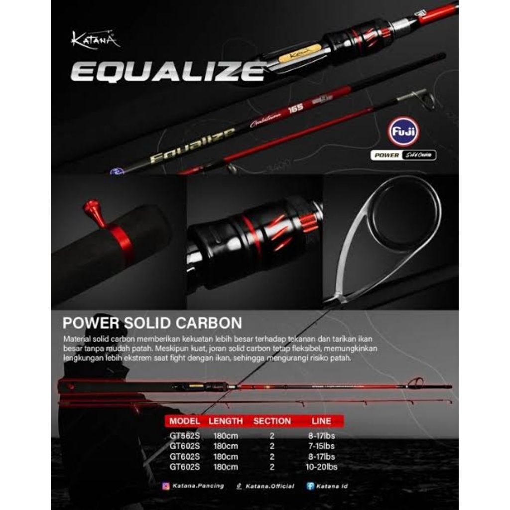 JORAN PANCING KATANA EQUALIZE 180 10-20LB