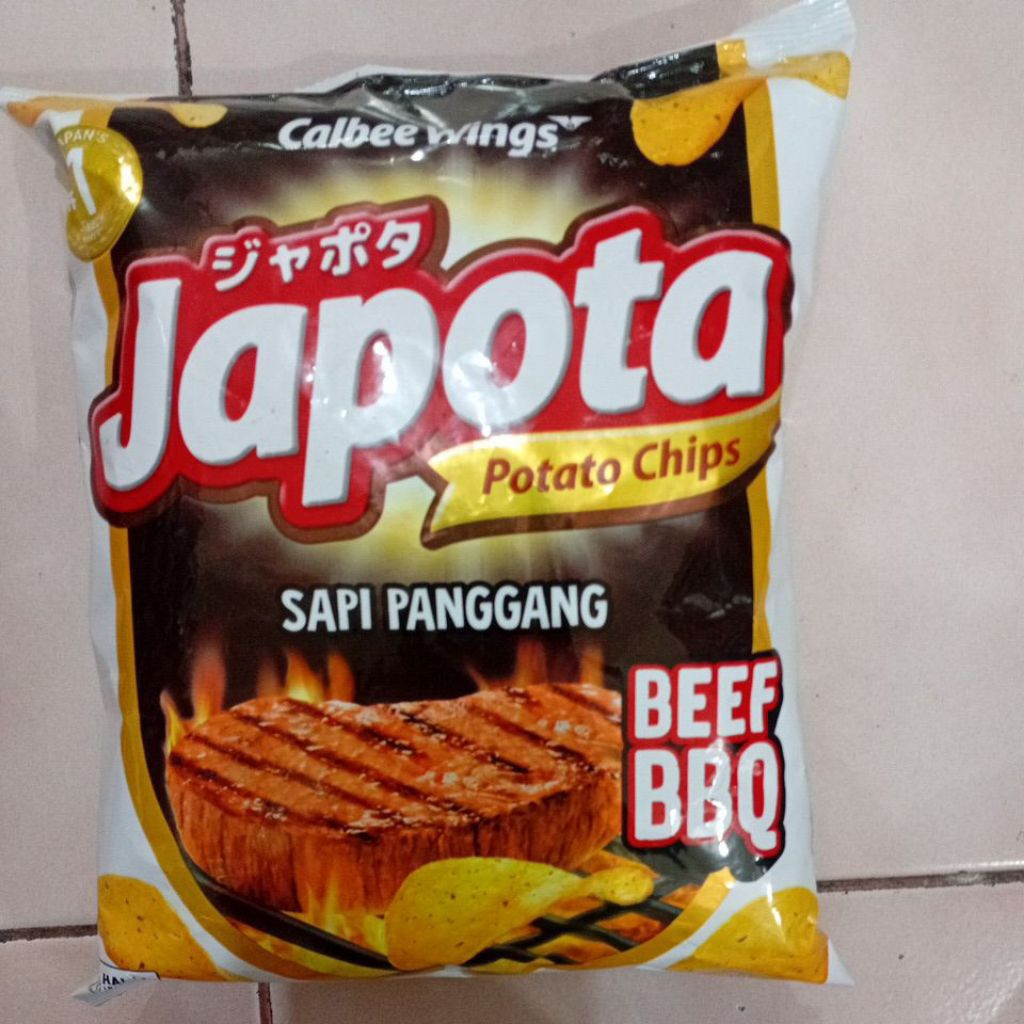 

Japota Potato Chips Rasa Sapi Panggang 68gr 1pcs