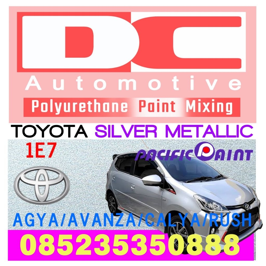 Cat PU Toyota Silver Metallic 1E7