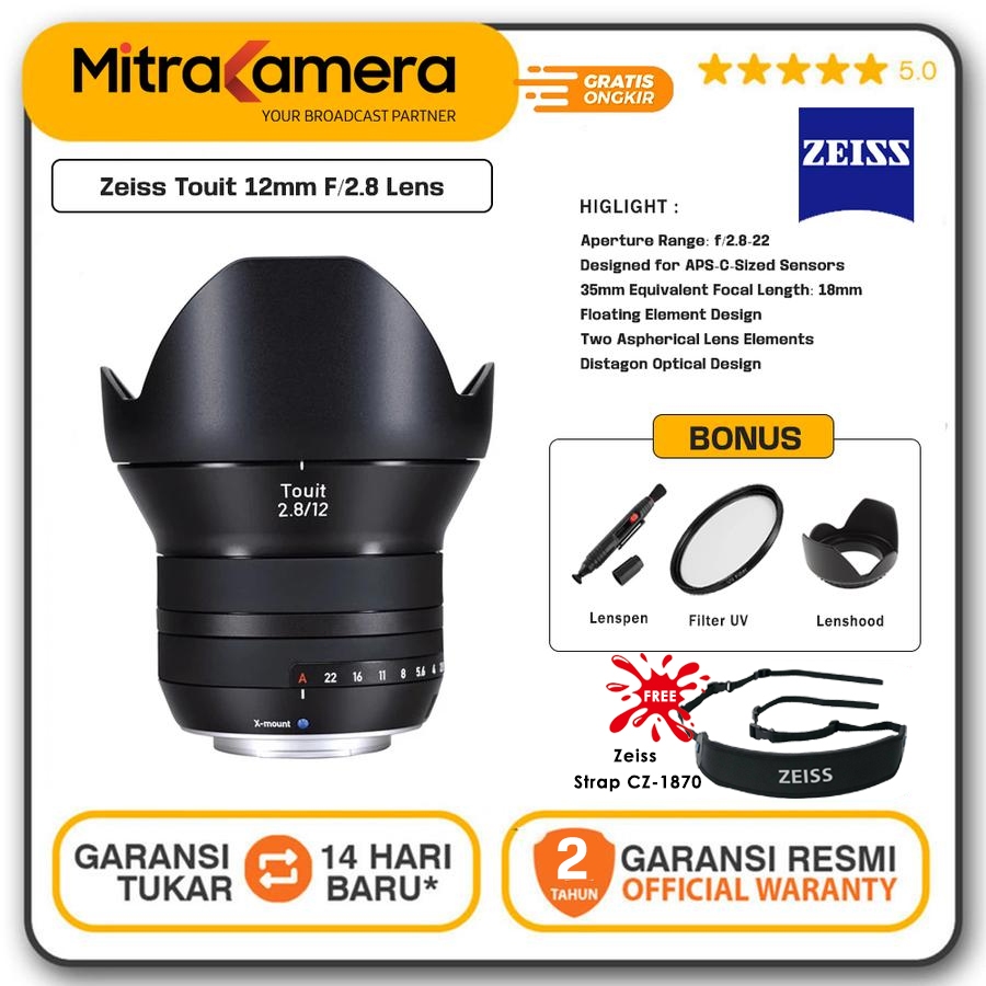 Zeiss Touit 12mm F/2.8 Lens
