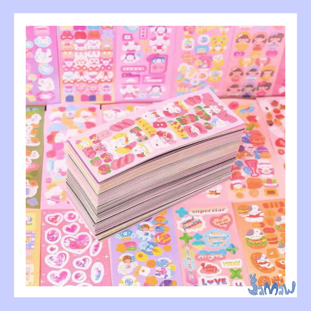 

Stiker Dekor Photocard | Cahol Dekorasi | Jurnaling Aesthetic Random