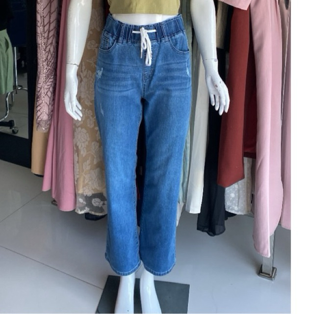 Celana Jeans Long kulot Wanita//Kulot Jeans Wanita