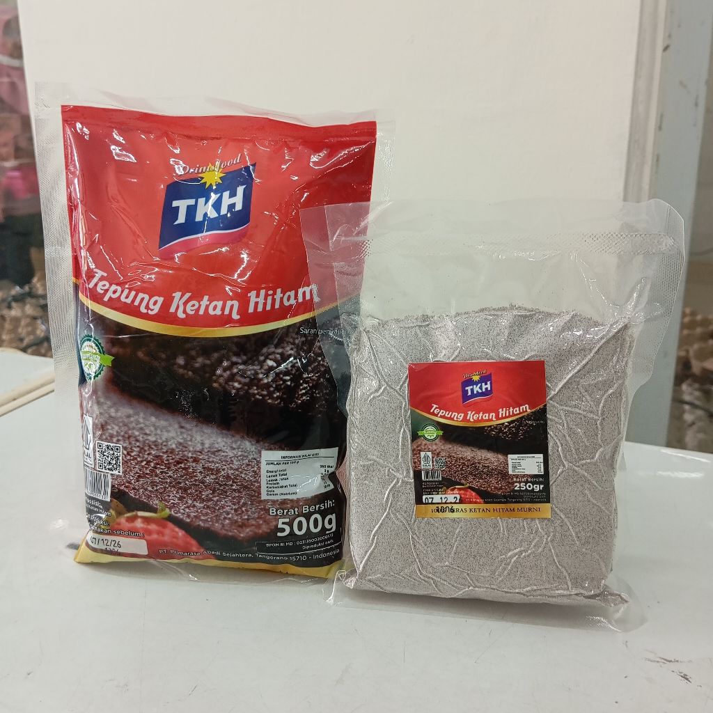 

TKH Tepung Ketan Hitam 250g & 500g Black Sticky Rice Flour Kue Cake Bolu Kukus Viral