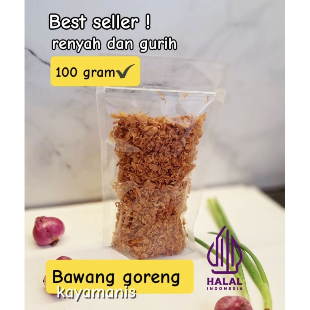 

Bawang Goreng Premium Asli Siap Saji | Renyah tanpa campuran