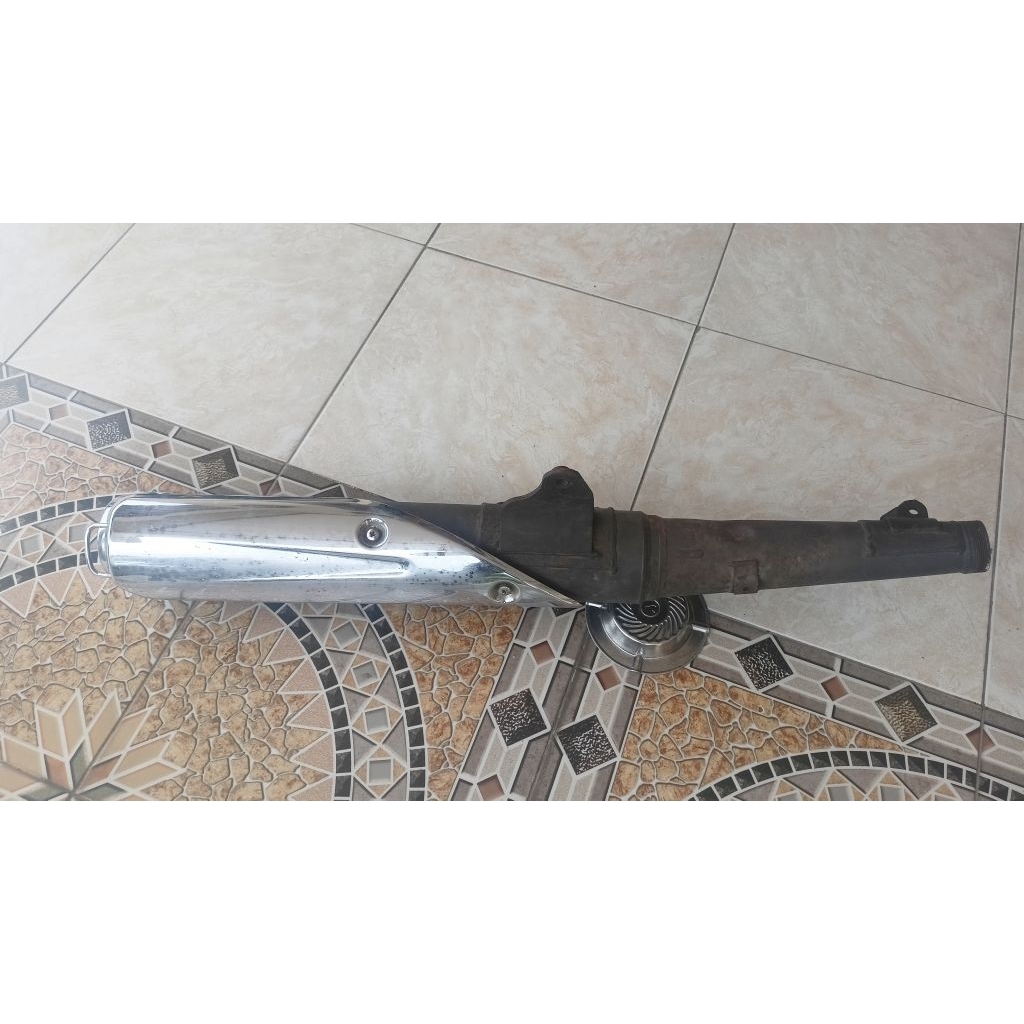Knalpot RX King Peredam Original Copotan Bawaan motor Bekas Second