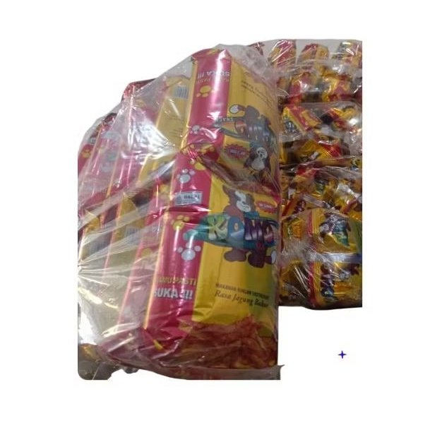 

Snack komo rasa jagung bakar per ball isi 10 bungkus @ 38gr