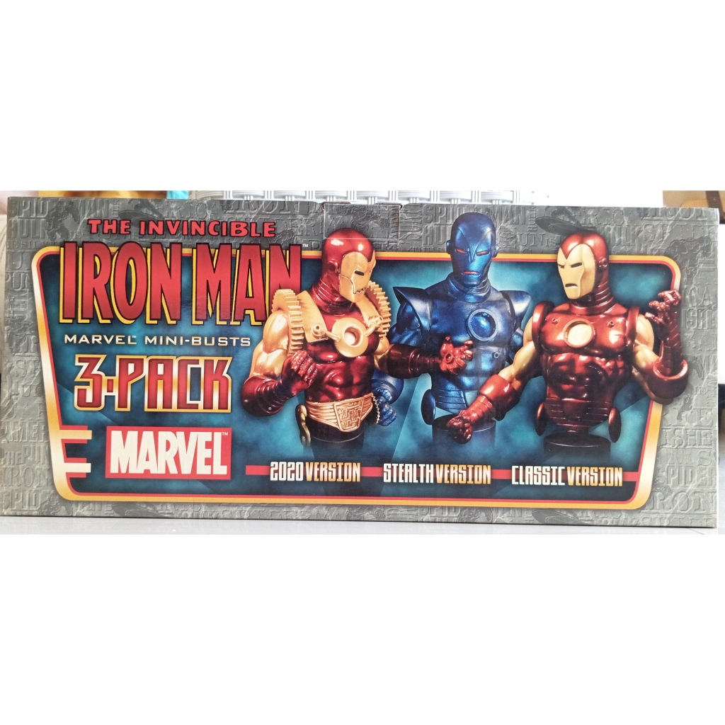 Bowen Mini Bust - The Invincible IronMan - 3 Pack B