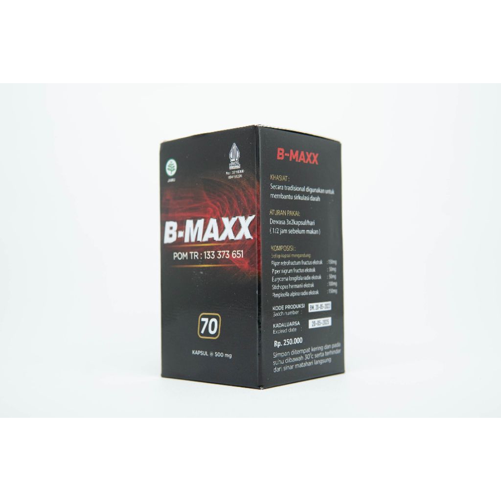 B-MAXX Suplemen Herbal Pria 70 Kapsul