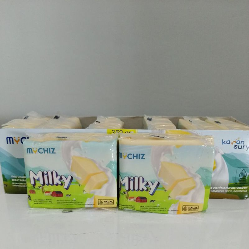 

[oddsolshop] pekanbaru/Mychiz Milky Cheese 250GR Keju Susu Blok Block