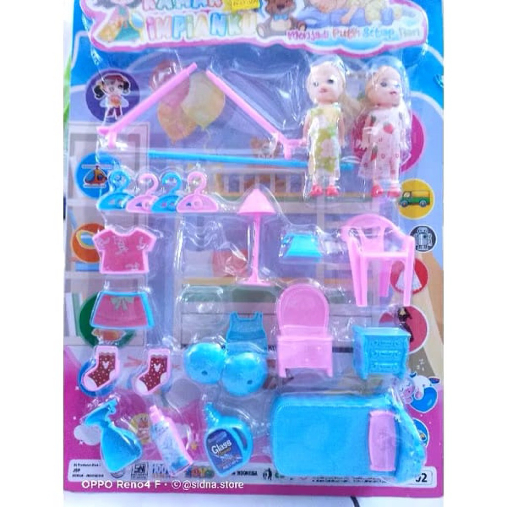 Mainan Boneka Set Kamari Impian / Mainan Anak Cewek / Mainan Peran Anak