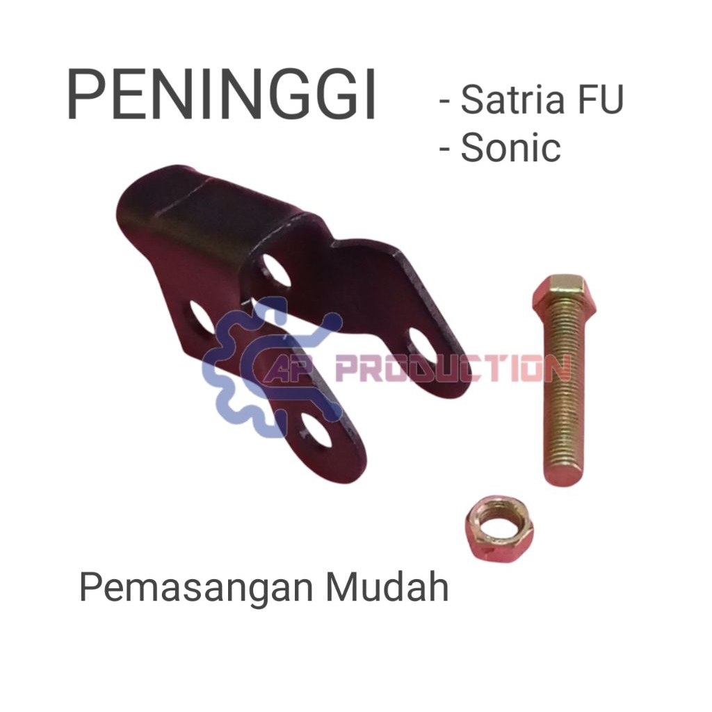 Peninggi Belakang Monoshock SATRIA FU dan SONIC 150 Bonus Baut Mur