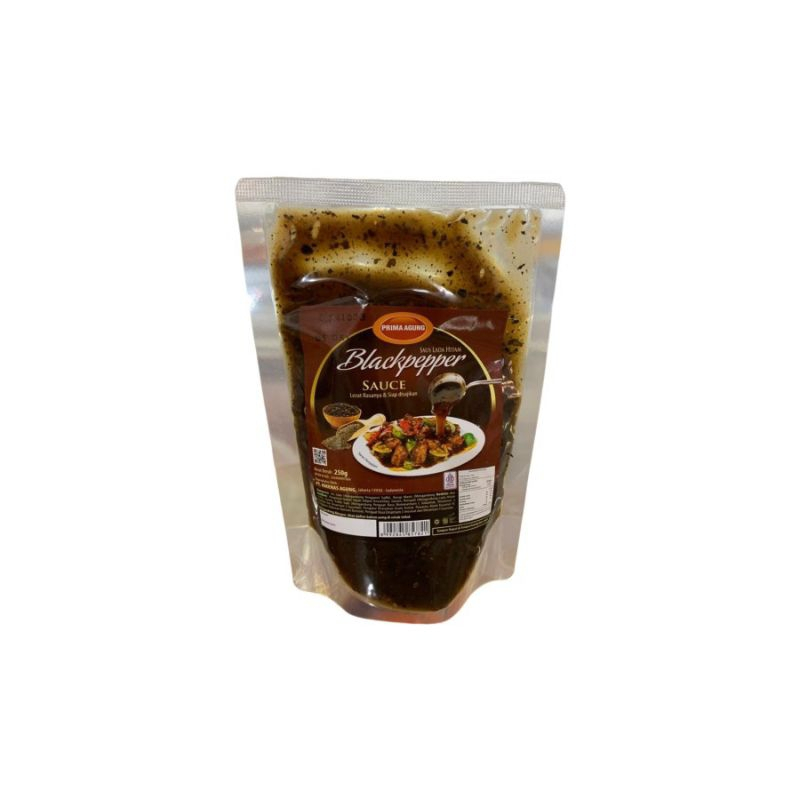 

Prima Agung Saus Lada Hitam Blackpepper 500gram Saos BPOM Halal