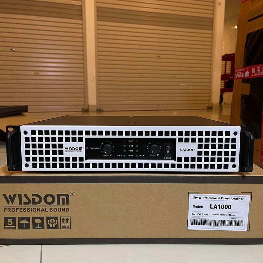 Power Amplifier Profesional Audio Wisdom LA 3000 / LA 2000 / LA 1000 — LA3000 / LA2000 / LA1000 – ORIGINAL GARANSI RESMI