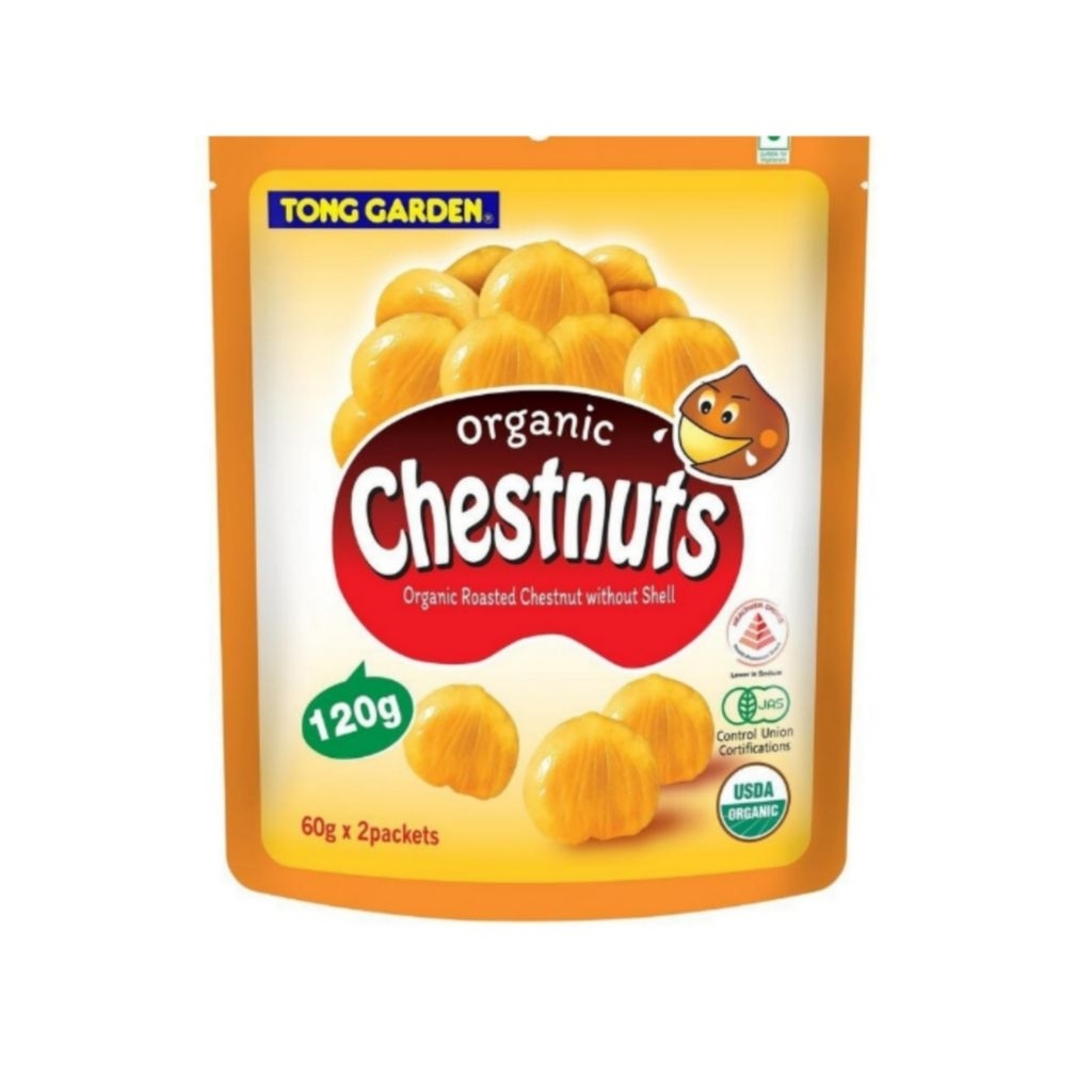 

Tong Garden Organic Snack Kacang Chesnuts 120 g