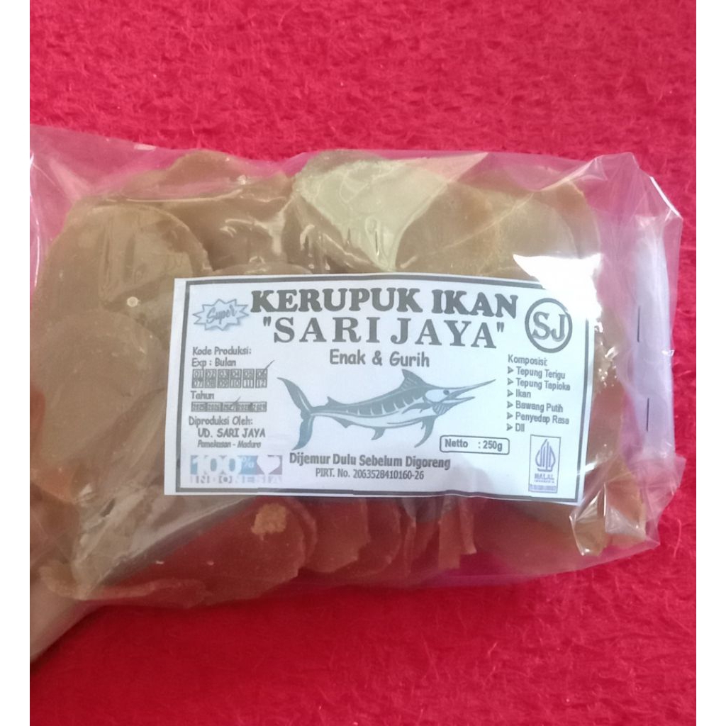 

KERUPUK IKAN ASLI SUPER KHAS PAMEKASAN MADURA