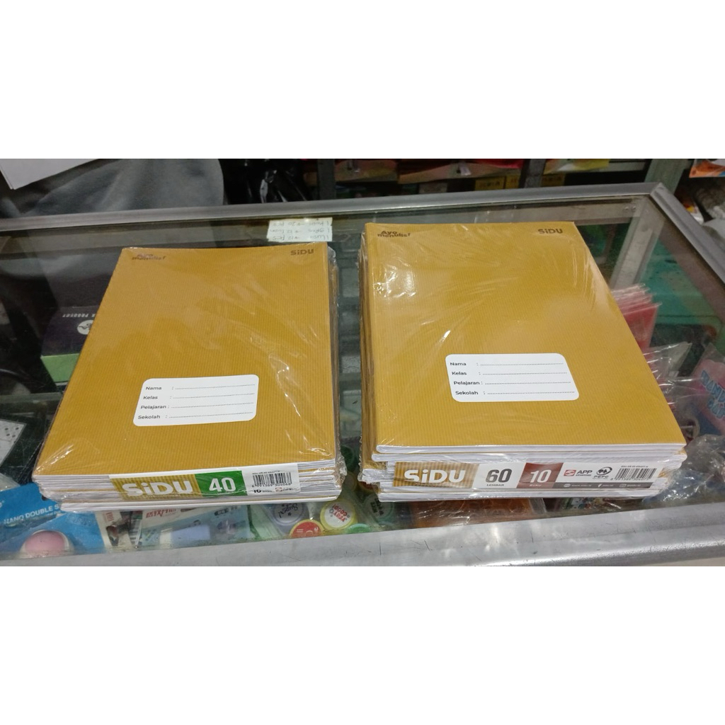 

Buku Tulis Sampul Coklat Sidu 1 Pak isi 10