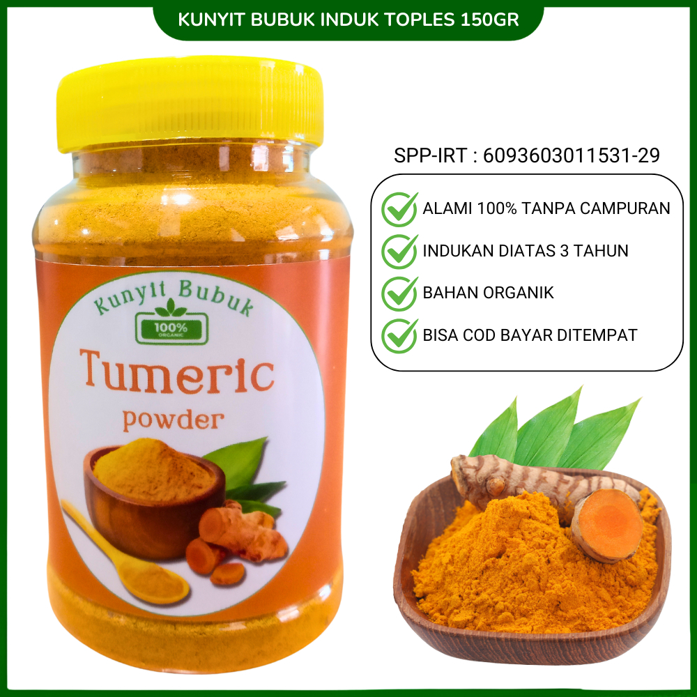 

100% Original Kunyit Bubuk Asli Bahan Dari Kunyit Herbal Alami