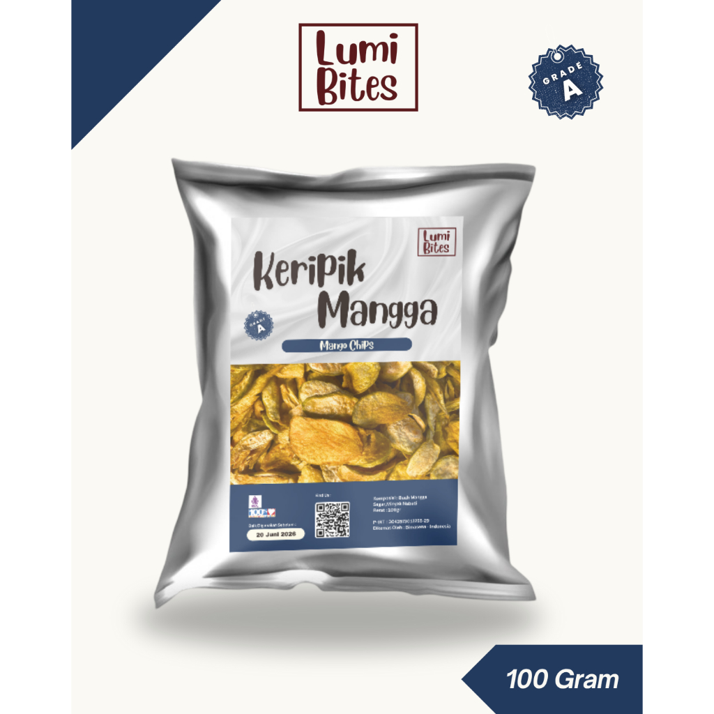 

KERIPIK BUAH MANGGA 100GR GRADE A | LUMIBITES