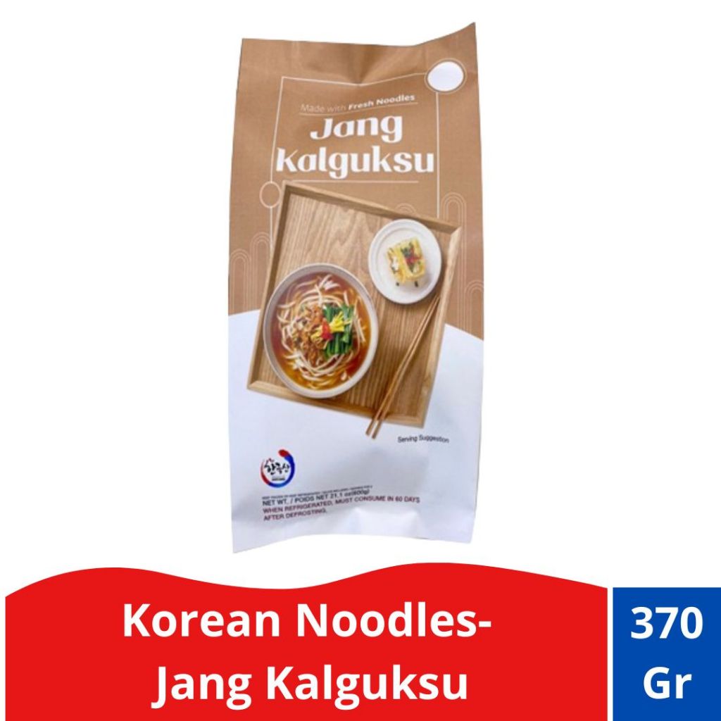 

Korean Noodles - Jang Kalguksu -Mie Basah dengan Saus Kedelai 370gr