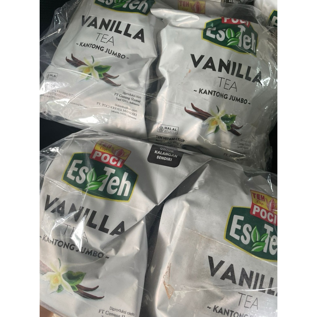 VANILLA ES TEH POCI - 10pcs