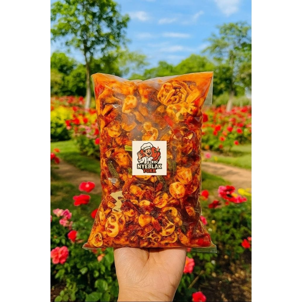 

Alnyeblakyukk seblak campur mix pedas daun jeruk 1kg