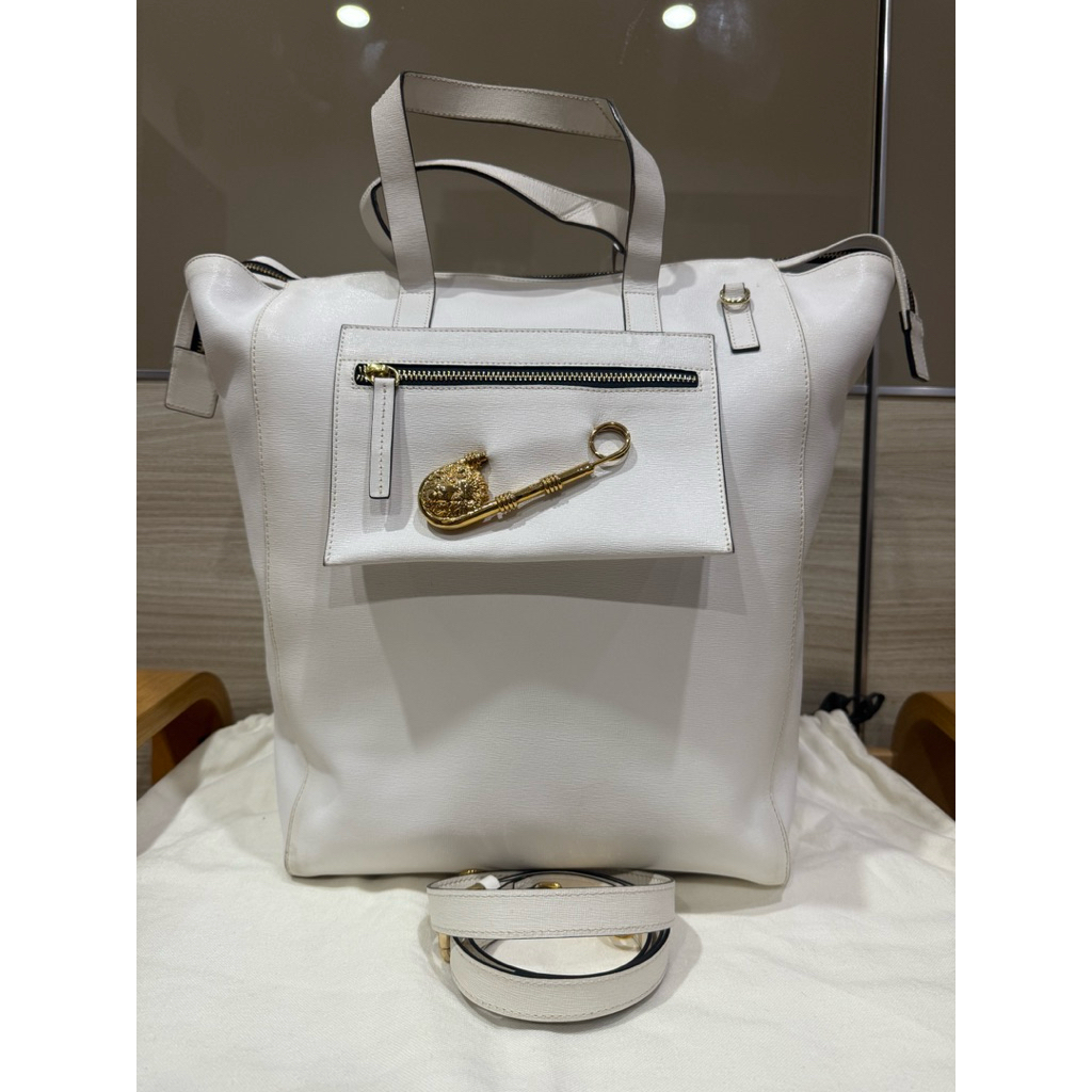 Classic Versus Saffiano Safety Pin Bag