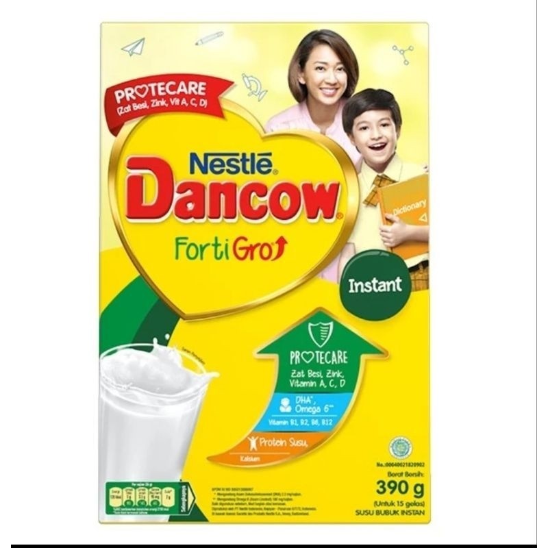 

DANCOW FORTIGO COKLAT & INSTAN VANILA 390 GR