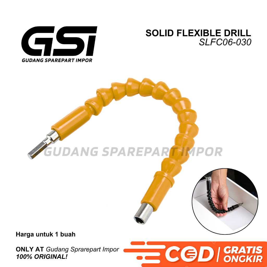 SOLID Sambungan Fleksibel Bor / Flexible Shaft For Drill SLFC06-030