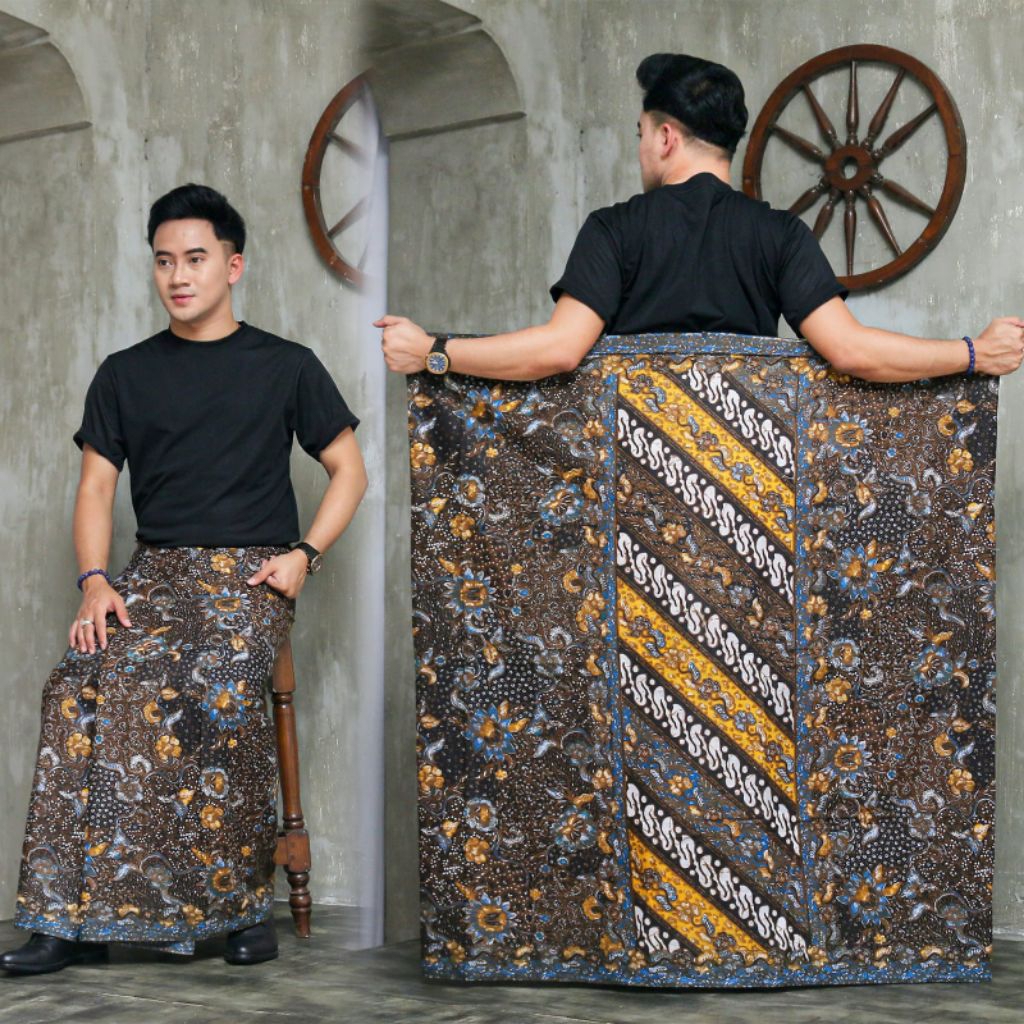 SARUNG BATIK KAFINA / SARUNG BATIK PRINT PREMIUM MOTIF TEMBUS SAMPAI SERAT KAIN TERBARU / SARUNG BAT