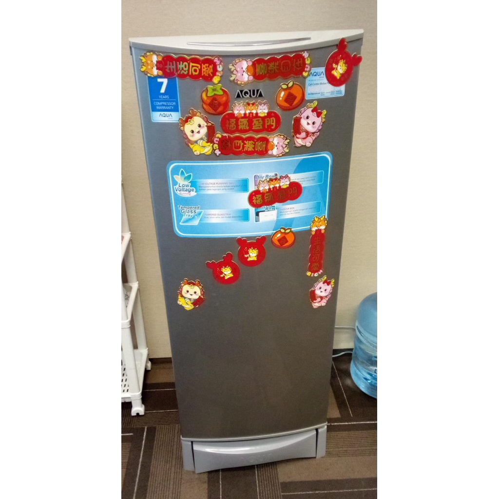 Kulkas Aqua 1 Pintu Second Kondisi rusak