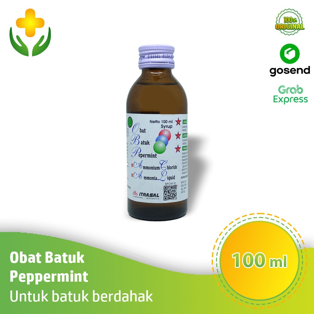 OBP Itrasal Sirup 100 ml - Obat Batuk Putih Obat Batuk Peppermint