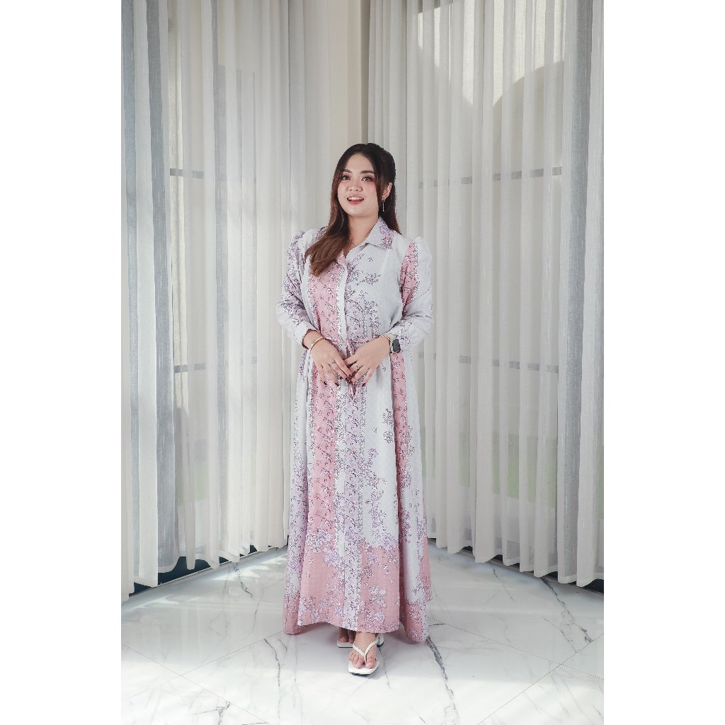 POESPA SERAYA Peony Dress Gamis Adu Manis Premium
