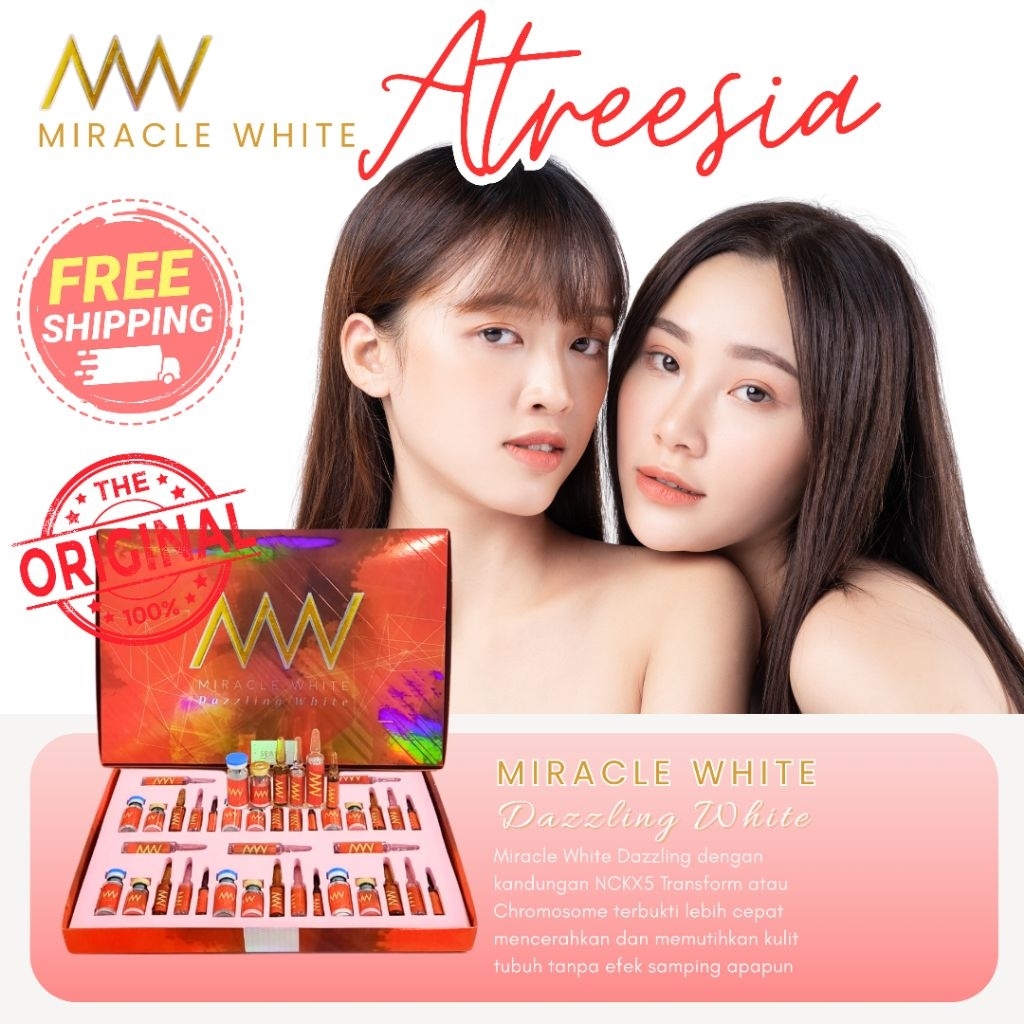Miracle White Dazzling Mw merah INFUS WHITENING ORIGINAL