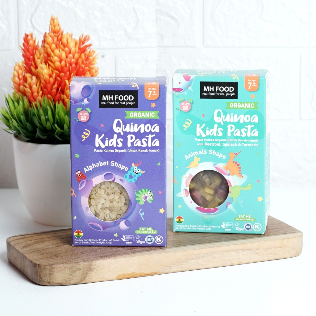 

MH Organic Quinoa Kids Pasta 120gr Pasta Organik