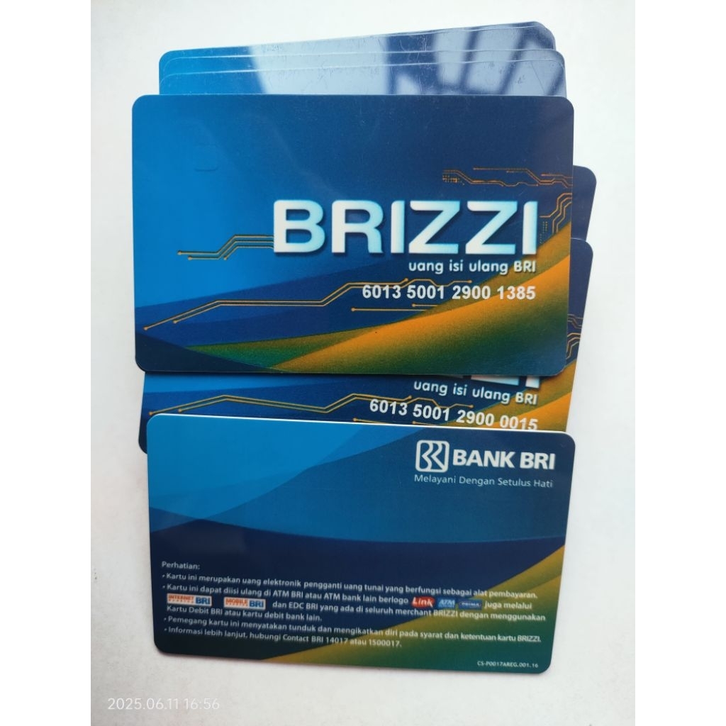 Kartu Tol BRIZZI BRI