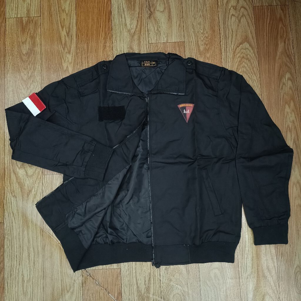 Jaket Hitam Pembagian Brimob Tahun 2020 / Jaket Hitam Jatah Brimob / Jaket Jatah Brimob