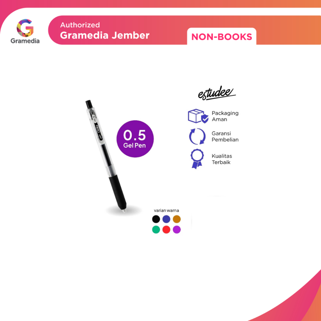 

Estudee Chiiku Gelpen 0.5 Black EGP-26 - Gramedia Jember