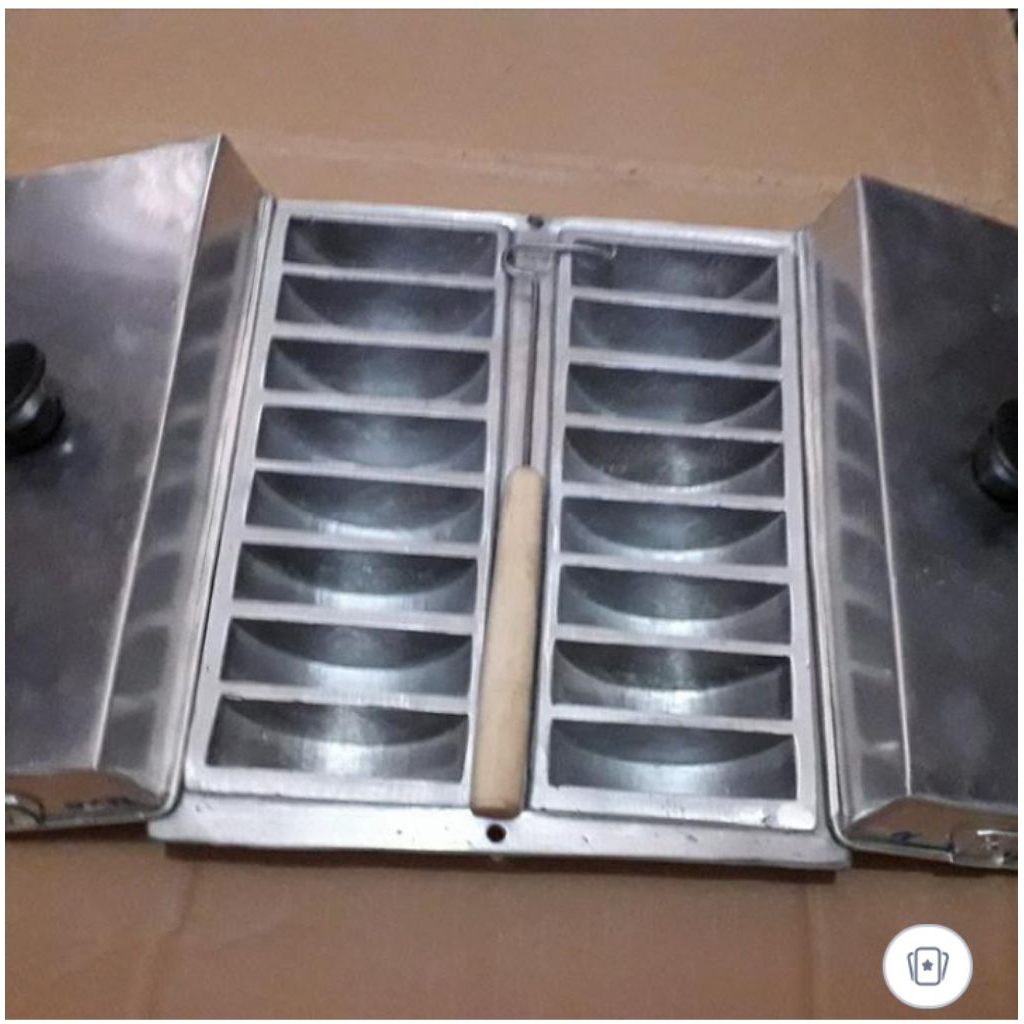 CETAKAN KUE PUKIS/PANCONG BANDROS FREE TUTUP DAN CUNGKILAN