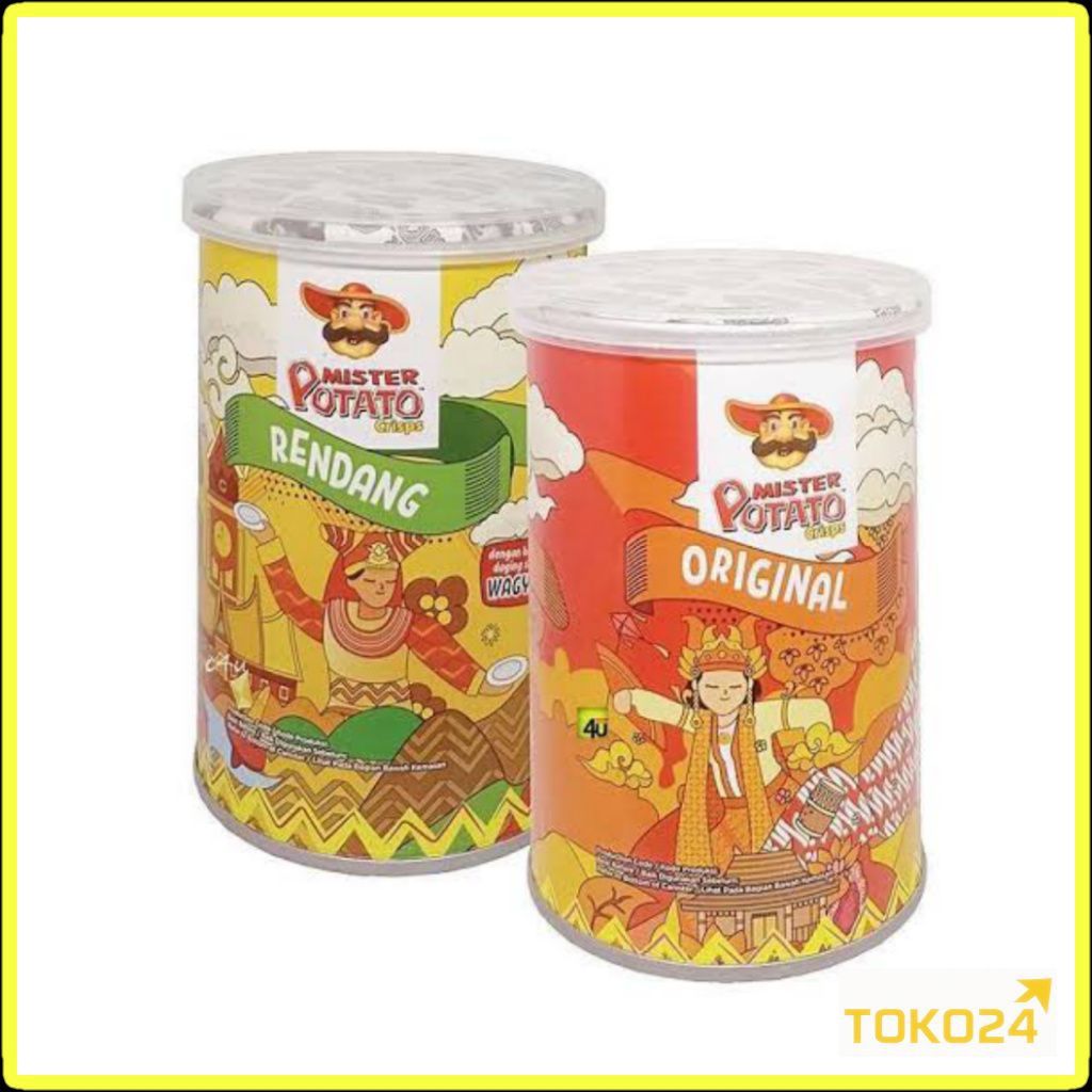 

Mister Potato Crisps Can 35 gr