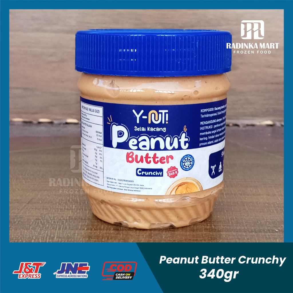 

Y-Nut Peanut Butter Crunchy 340g