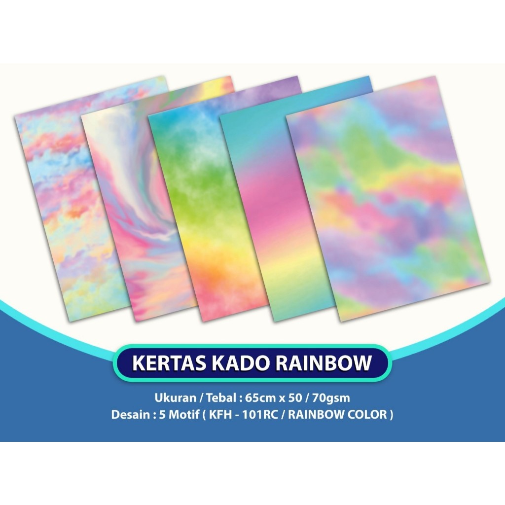 

KERTAS KADO HVS NON KILAP MOTIF 70 GR ( 65 CM X 50 CM ) BAGUS WRAPPING PAPER isi 50 lembar