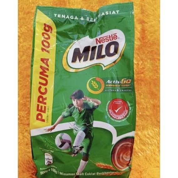 

Milo Refill 900 + 100 Gram