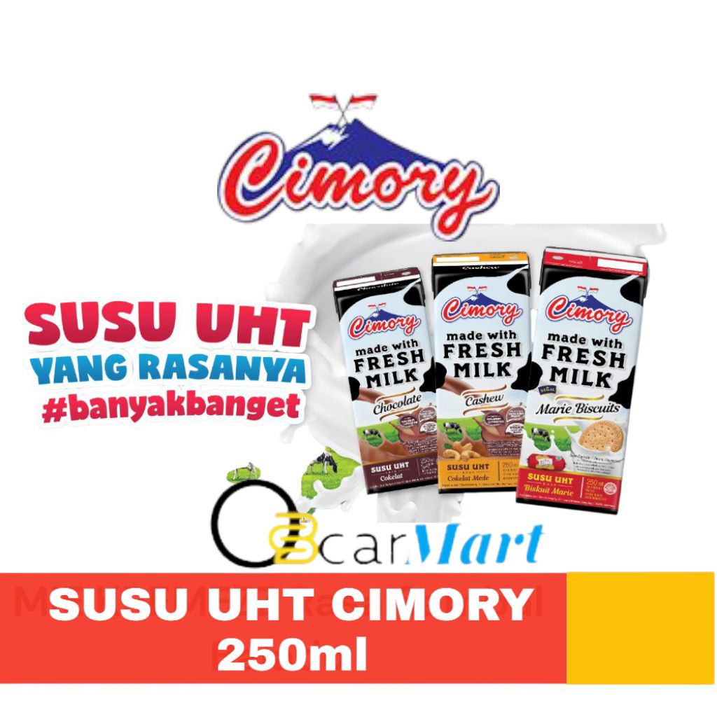 

Susu CIMORY 250ml UHT fresh milk Ecer Satuan
