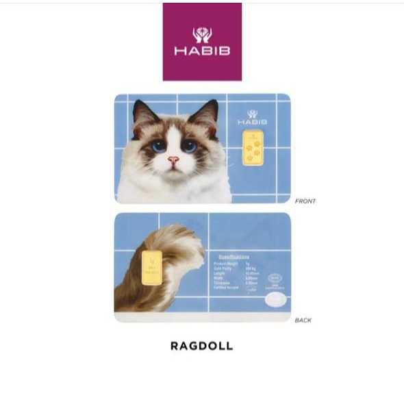 Logam Mulia Malaysia HABIB Cat - Ragdoll 1 gram