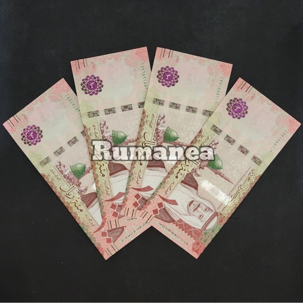 Riyal Arab Saudi Uang Asing Pecahan 100 Riyal