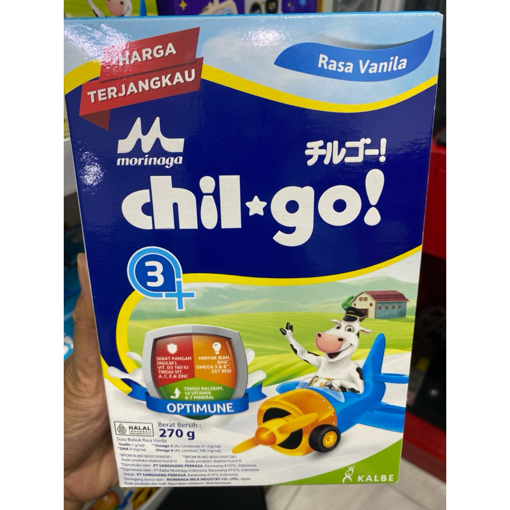 

Chil Go Powder 3+ 270gr Morinaga Susu Pertumbuhan Anak