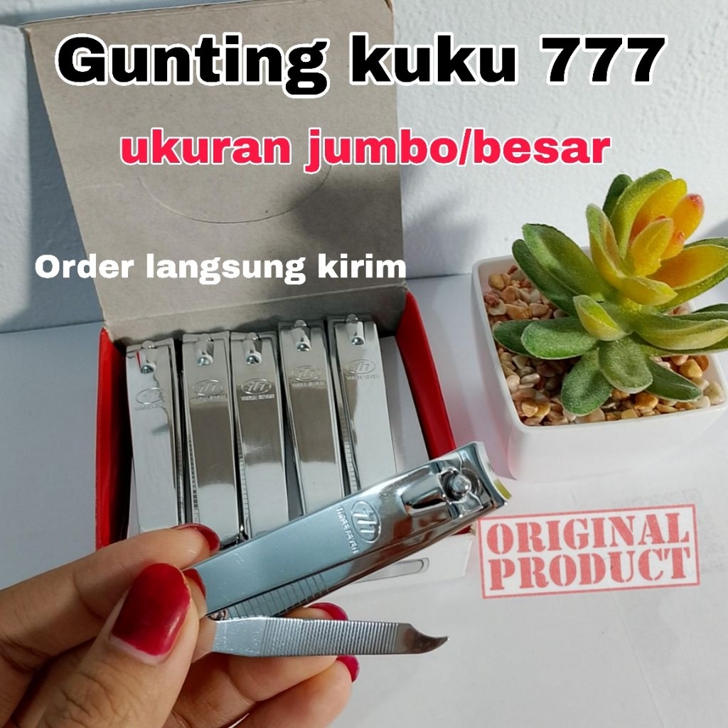 gunting kuku 777 besar jumbo - original - tajam / Gunting kuku cantengan - besar / jumbo