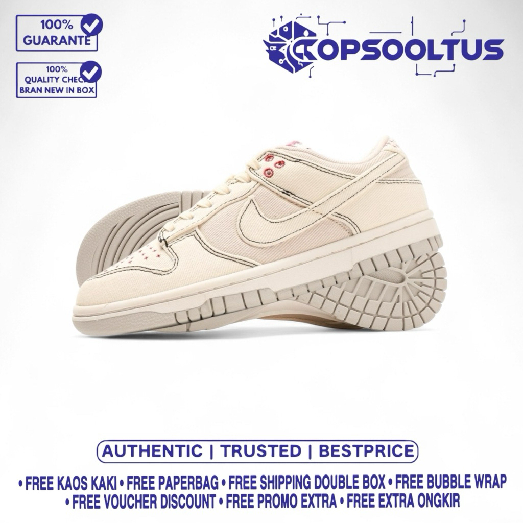 

Sneakers Dung's L0w Oreowood Sashiko Brown 100'% Authentic Bnib.