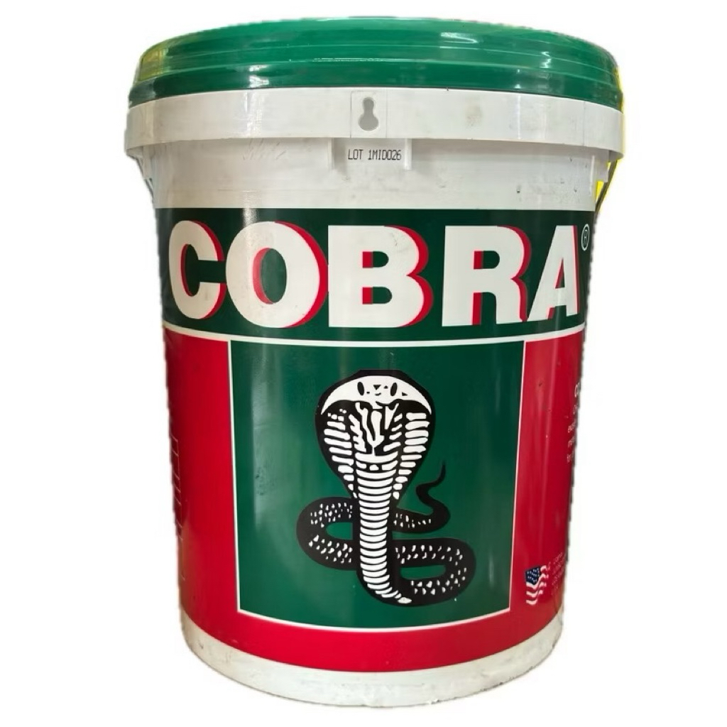 MINYAK GEMUK COBRA 15 KG/ CHASSIS GREASE PELUMAS BEARING RODA DERIJEN 15KG