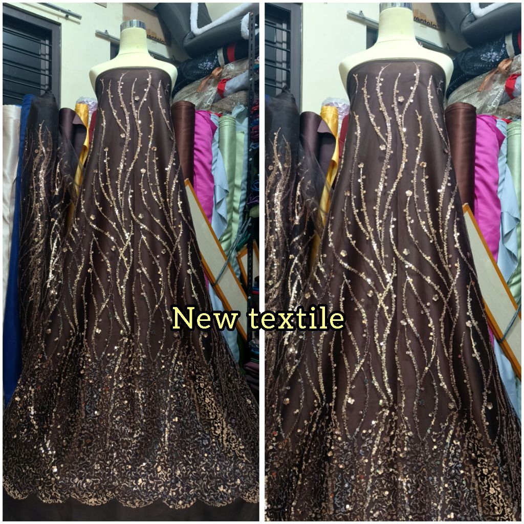 Tile Sequin Payet SLR/Tile Payet Spangkle/Tile Payet SPANGEL/Tile Elisab/Bahan Kebaya